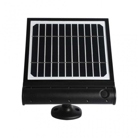 V-TAC APPLIQUE SOLARE 8W 6000K 950LM IP65 CON SENSORE NERO - SKU: 6850 - VT-11108