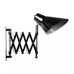 V-TAC LAMPADA LED PER LAMPADINA E27 ESTENSIBILE A MURO NERO - SKU: 40431 - VT-7402
