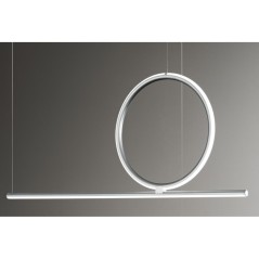 Lampada a sospensione Led Acrobat 50 SILVER – Ondaluce