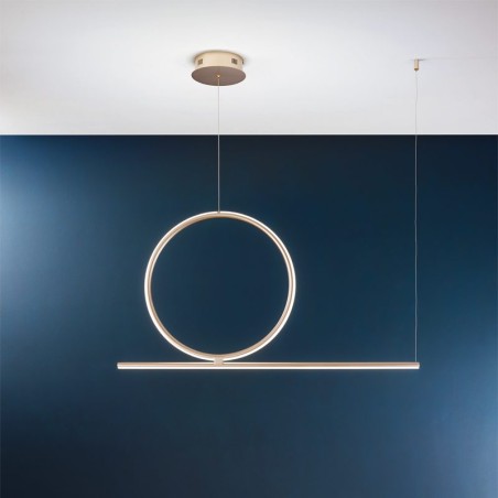 Lampada a sospensione Led Acrobat 50 ORO – Ondaluce