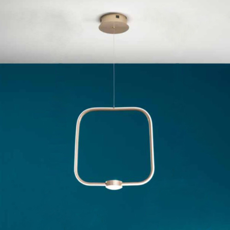 Lampada LED sospensione 35W - moderno ORO ALFA 47 cm ONDALUCE