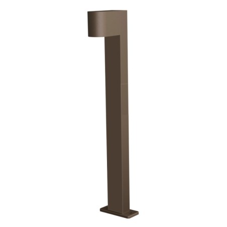 PALO DA ESTERNO IN ALLUMNIO IP54 X 1 GU10 CORTEN 14X70CM