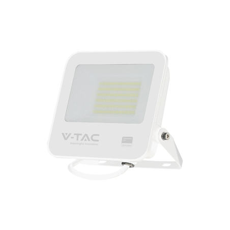 V-TAC PROIETTORE LED 50W 6500K 4270LM 100LM/W IP65 CAVO 1MT SAMSUNG BIANCO - SKU: 23690 - VT-44055