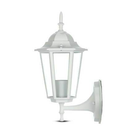 VTAC LANTERNA A MURO CON PORTALAMPADA E27 BIANCA IP44 - SKU: 7067 - VT-749