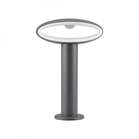 VTAC PALETTO LED 9W 4000K H:30cm IN ALLUMINIO ANTRACITE IP54 - SKU: 5155 - VT-909