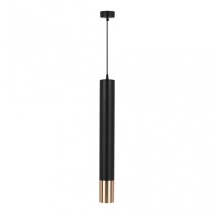V-TAC PORTAFARETTO LED A SOSPENSIONE GU10 D:60x500mm NERO - SKU: 6689 - VT-977